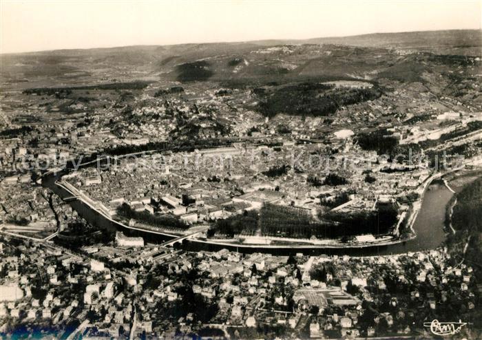 Besancon Doubs Fliegeraufnahme La Boucle du Doubs