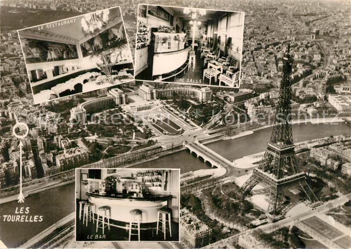 Paris Fliegeraufnahme Les Tourelles De Passy Eiffelturm