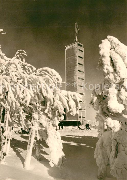 Oberwiesenthal Erzgebirge Fichtelberg Aussichtsturm