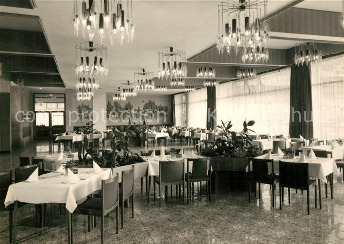 Oberhof Thueringen Interhotel Panorama Restaurant Rennsteig