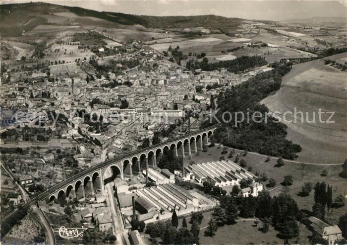 Tarare Fliegeraufnahme Viaduc Quartier deu Serroux