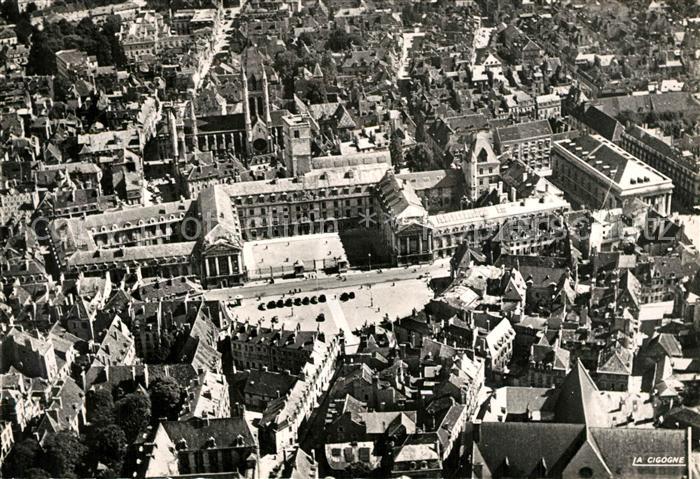 Dijon 21 Fliegeraufnahme Palais des Ducs de Bourgogne et Theatre