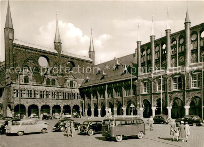 Luebeck Rathaus Marktplatz