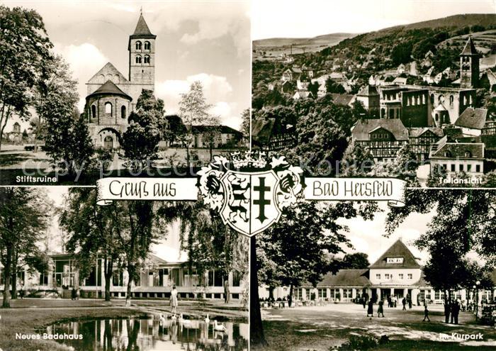 Bad Hersfeld Stiftsruine Kurpark Badehaus