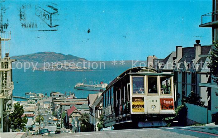 Strassenbahn Cable Car Hyde Street San Francisco