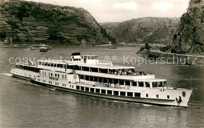 Motorschiffe M.S. Berlin Koeln-Duesseldorfer-Rheindampfschifffahrt