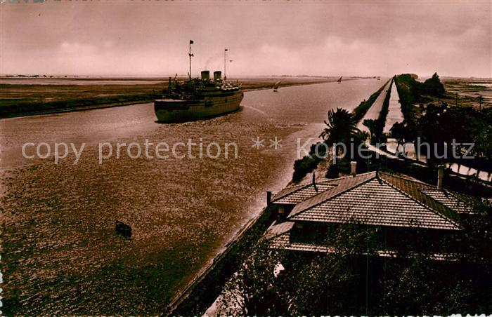 Dampfer Oceanliner Egypte Canal de Suez