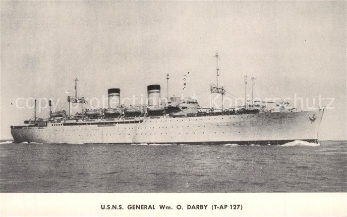 Dampfer Oceanliner U.S.N.S. Wm. O. Darby