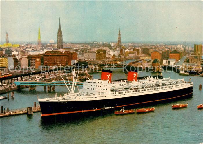 Dampfer Oceanliner Hanseatic Hamburg-Atlantik-Linie