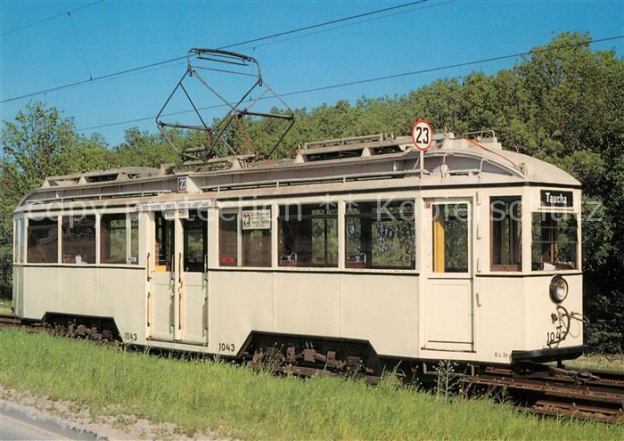 Strassenbahn Triebwagen 1043 Grosse Leipziger Strassenbahn