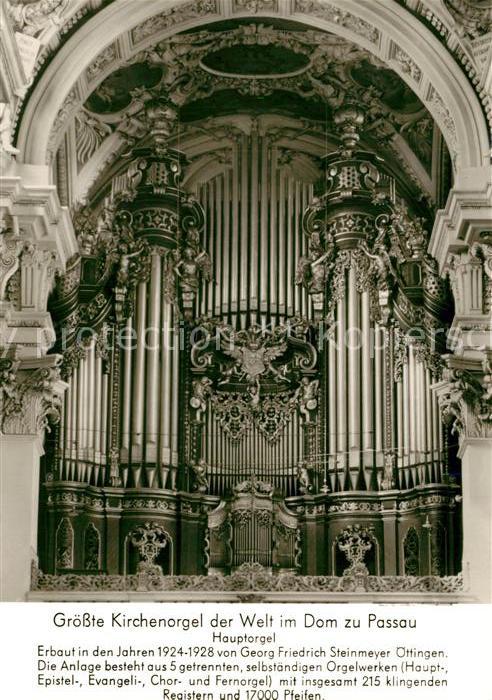 Kirchenorgel Dom Passau