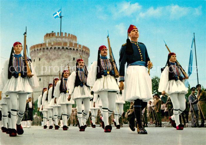 Leibgarde Wache Thessaloniki Parade Evzonen