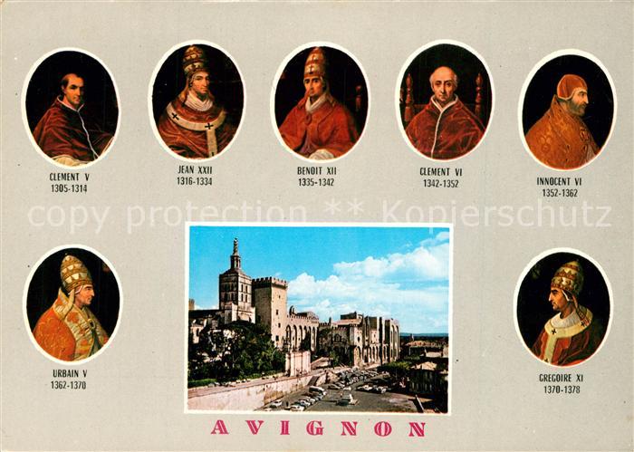 Papst Avignon Clement V Jean XXII Gregoire XI Urbain V