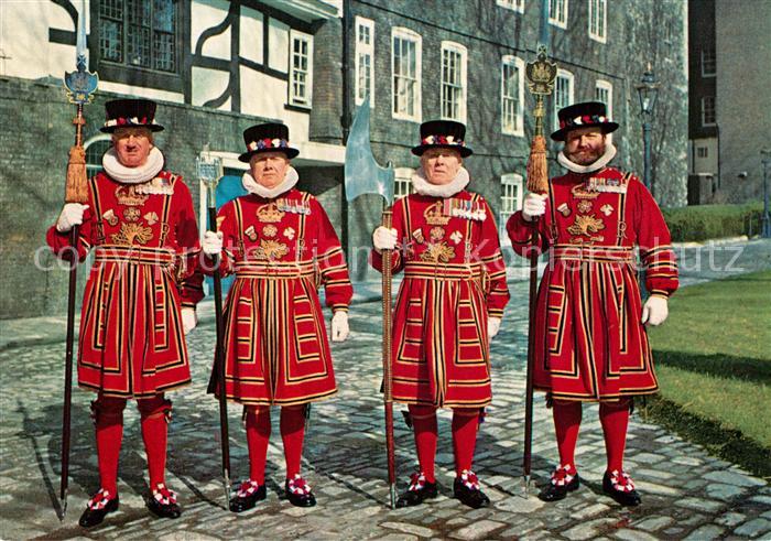 Leibgarde Wache Yeoman Warders Ceremonial Dress Tower o