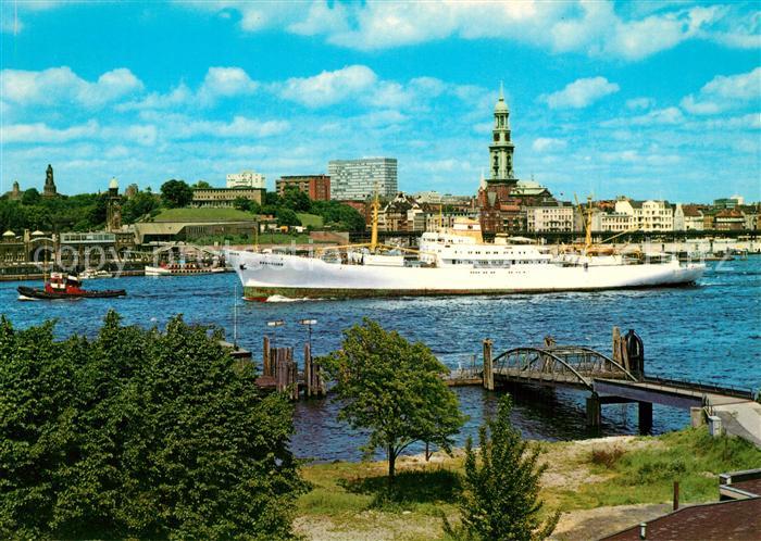 Schiffe Ships Navires Brunsland Hamburg Hafen St. Michaeliski