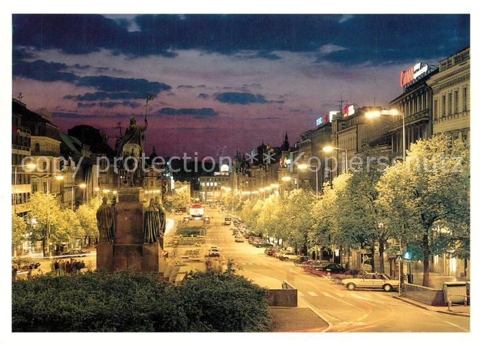 Praha Prahy Prague Vaclavske Namesti Wenzelsplatz