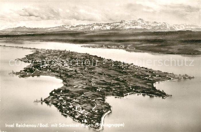 Reichenau Bodensee Fliegeraufnahme