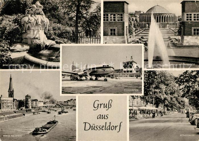 Duesseldorf Flughafen Koenigsallee Ehrenhof