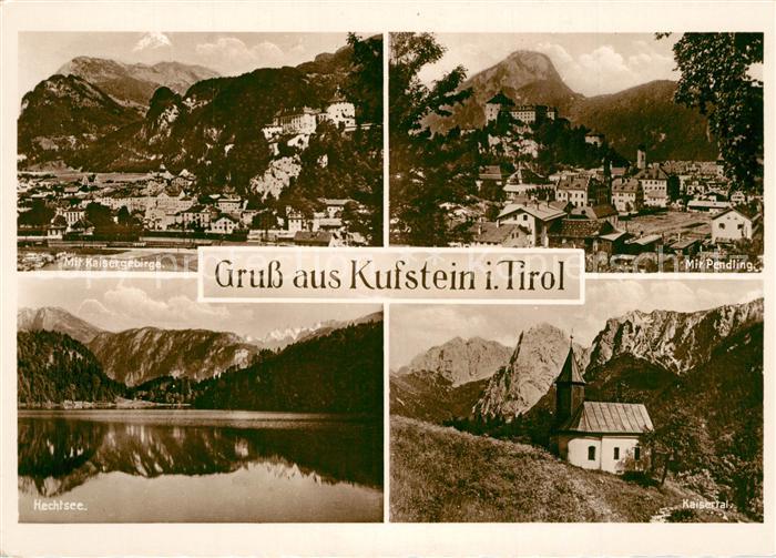 Kufstein Tirol Pendling Kaisertal Hechtsee