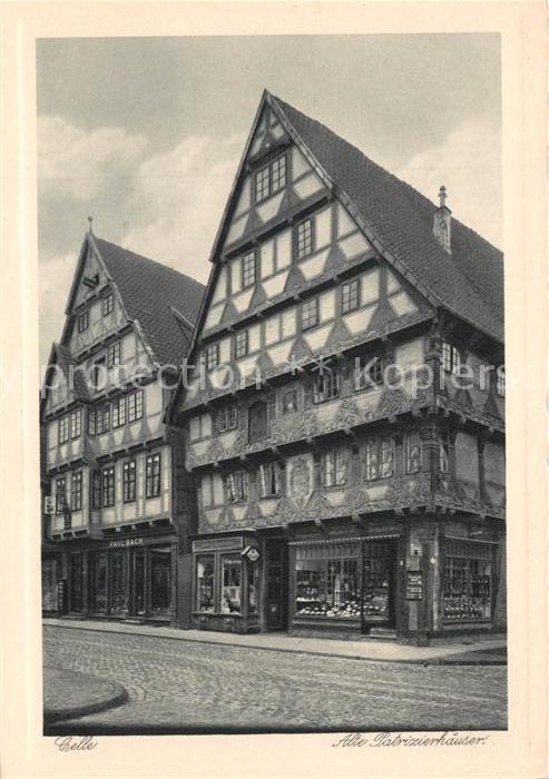 Celle Niedersachsen Alte Patrizienhaeuser