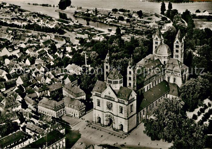Speyer Rhein Fliegeraufnahme Dom