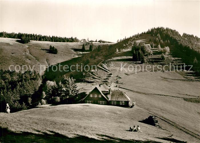 Muenstertal Schwarzwald Almgaststaette Kaelbelescheuer