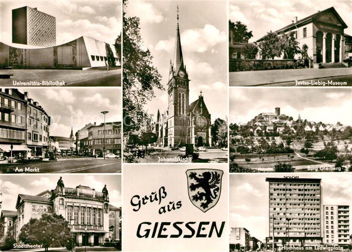 Giessen Lahn Justus-Liebig-Museum Johanniskirche Markt