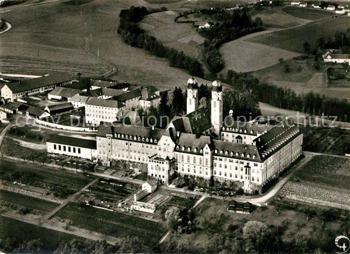 Vilshofen Donau Fliegeraufnahme Benediktinerabtei Schweiklberg