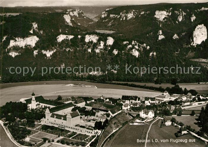 Beuron Donautal Fliegeraufnahme Erzabtei