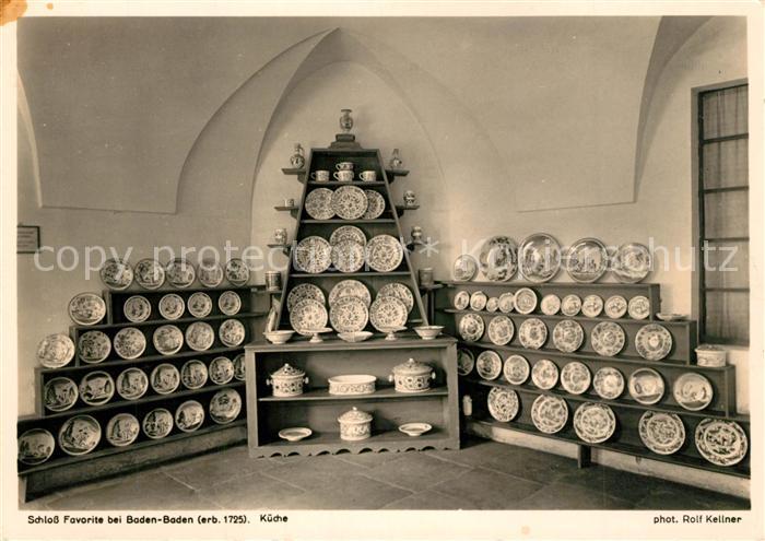 Baden-Baden Schloss Favorite Kueche