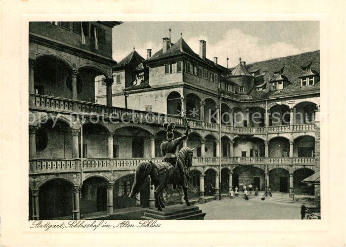 Stuttgart Schlosshof Alte Schloss