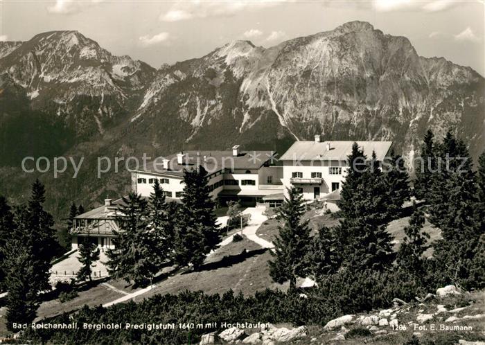 Bad Reichenhall Berghotel Predigtstuhl Hochstaufen