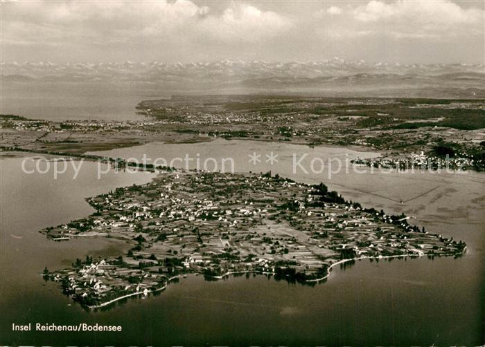 Reichenau Bodensee Fliegeraufnahme