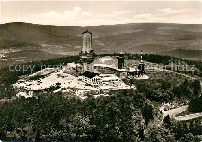 Feldberg Taunus Fliegeraufnahme Fernseh- UKW-Sender