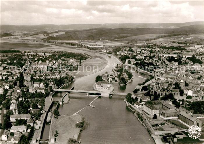 Hameln Weser Fliegeraufnahme
