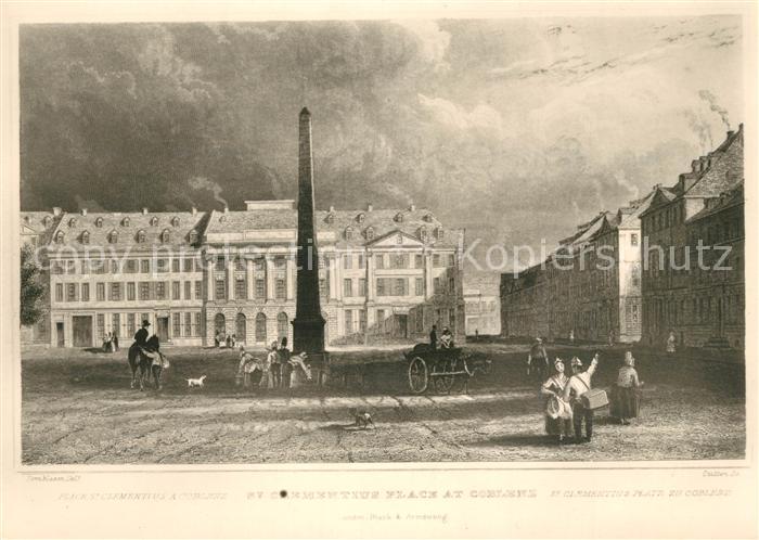 Coblenz Koblenz St. Clementius Platz