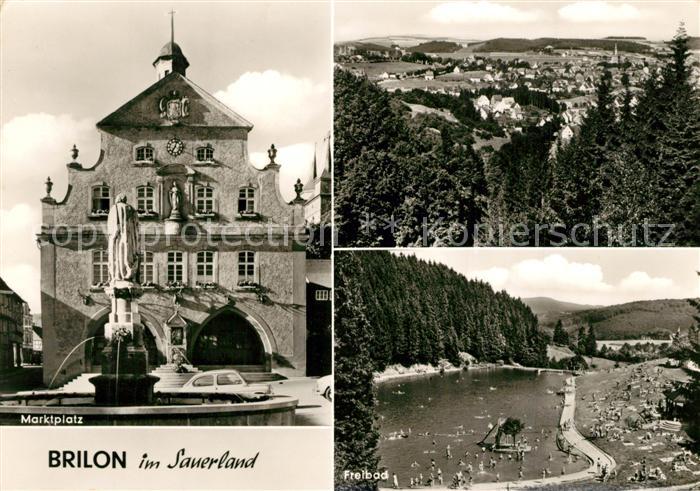 Brilon Marktplatz Freibad