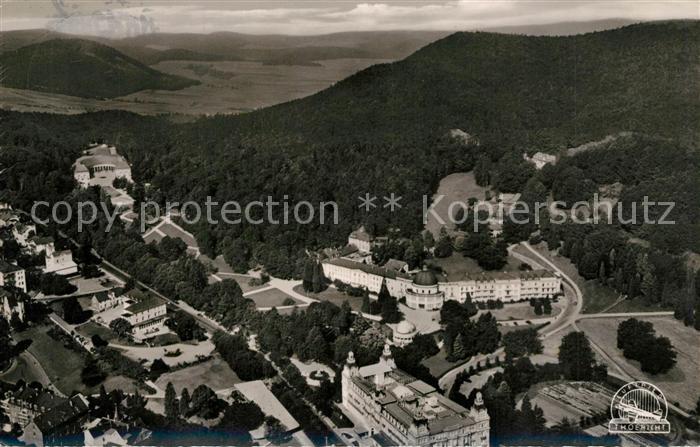 Bad Wildungen Fliegeraufnahme Fuerstenhof Badehotel Wandelhalle