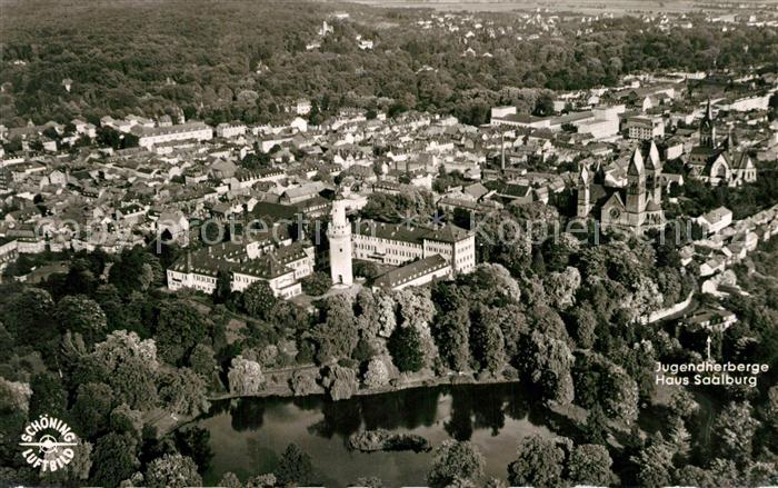 Bad Homburg Fliegeraufnahme Schloss Jugendherberge Haus Saalburg