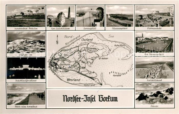 Borkum Leuchtturm Promenade