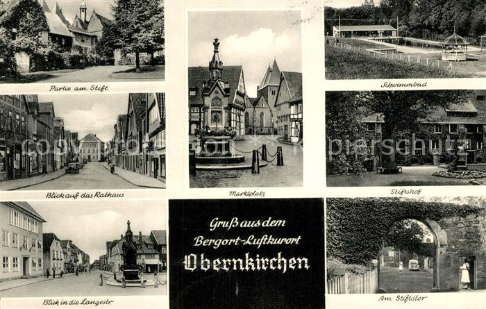 Obernkirchen Marktplatz Rathaus Stiftstor