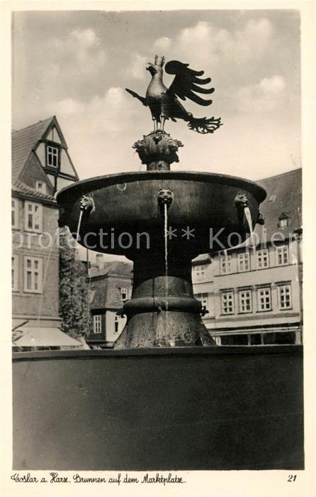 Goslar Brunnen Marktplatz