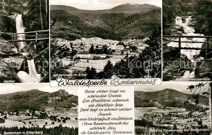 Bodenmais Arber Riesloch-Wasserfaelle Silberberg