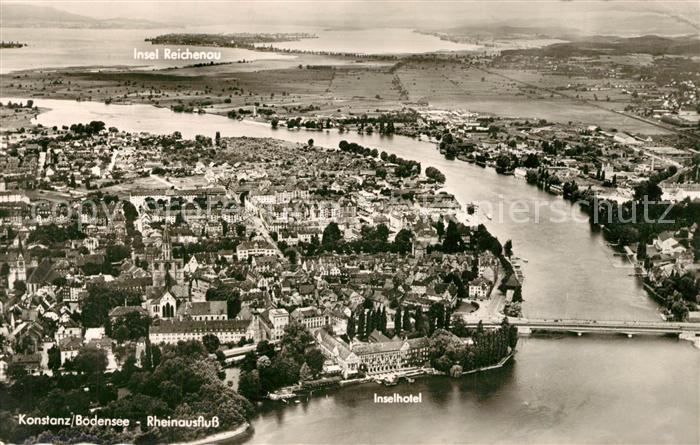 Konstanz Bodensee Inselhotel Rheinausfluss Reichenau