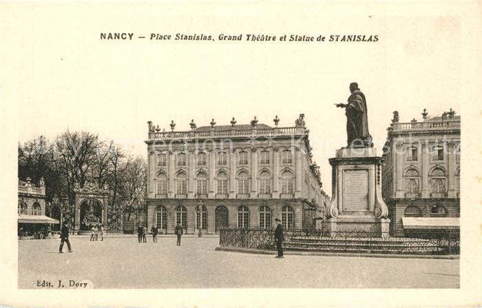 Nancy Lothringen JPlace Stanislas Grand Theatre Statue Stanislas