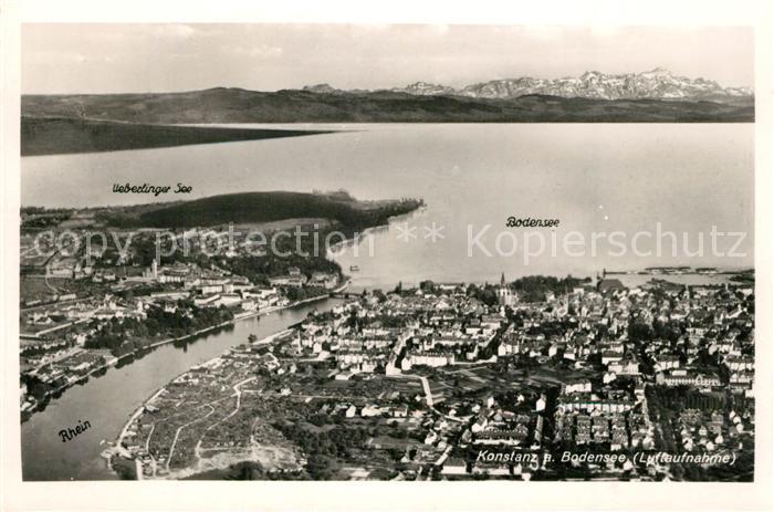 Konstanz Bodensee Fliegeraufnahme