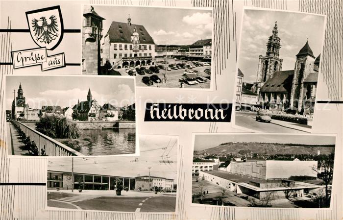 Heilbronn Neckar Rathaus Kilianskirche Bahnhof