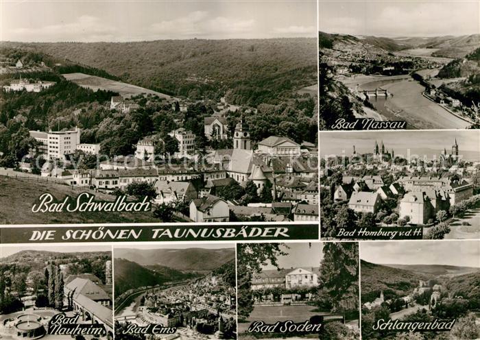 Bad Schwalbach Bad Nassau Bad Homburg Bad Ems