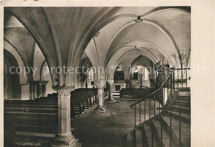 Brandenburg Havel Krypta Gewoelbe Kapitelle