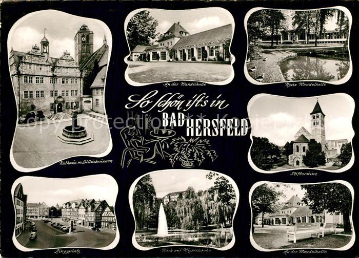 Bad Hersfeld Stiftsruine Rathaus Wandelhalle